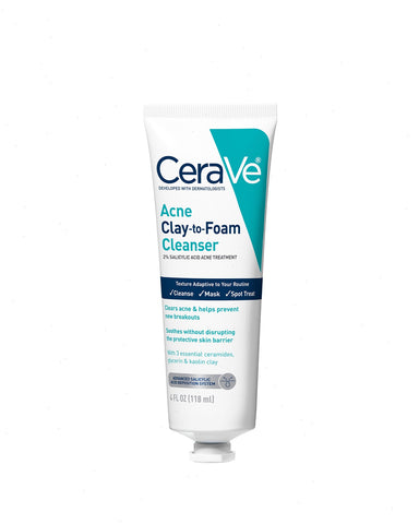 Acne Clay To Foam Cleanser
