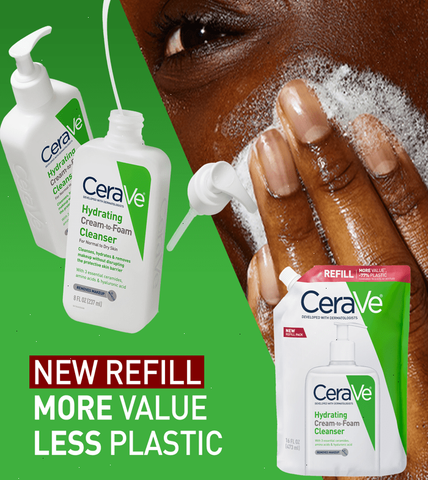 Hydrating Cream-to-Foam Cleanser Refill