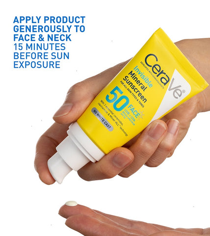 Invisible Mineral Sunscreen SPF 50 Face